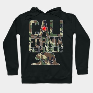 California Republic (camo bear style) Hoodie